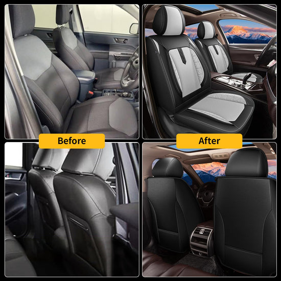 AOMSAZTO vehicle seat cover — leather, waterproof fit for Volvo XC70 2003-2016
