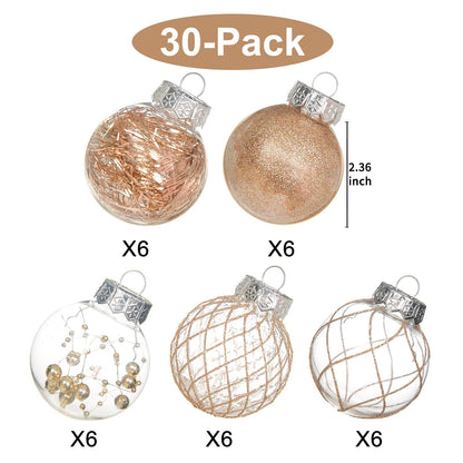 HANGING_ORNAMENT — shatterproof Christmas ball decoration set