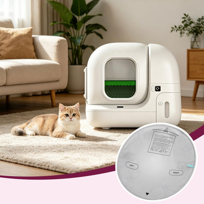 Cyocyba Cat Litter Box Pad for PURA Max 2 and Purobot Max Pro Automatic Cat Litter Box, Waterproof, Soft Replacement Cat Litter Mat, 2 Pack