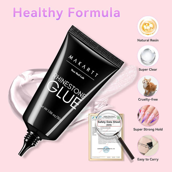 Makartt bonding adhesives — super strong nail rhinestone glue gel for precise application