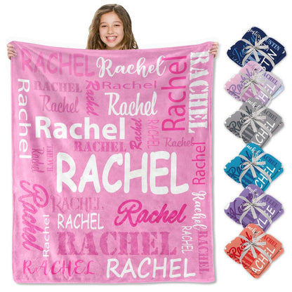 Corissy personalized custom blankets for kids with name and next day shipping