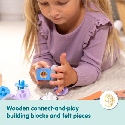 Melissa & Doug Blockables Town building blocks set for preschool kids (73 pieces)