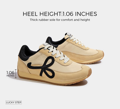 LUCKY STEP women's low top sneakers - trendy and stylish design for comfort and versatility.