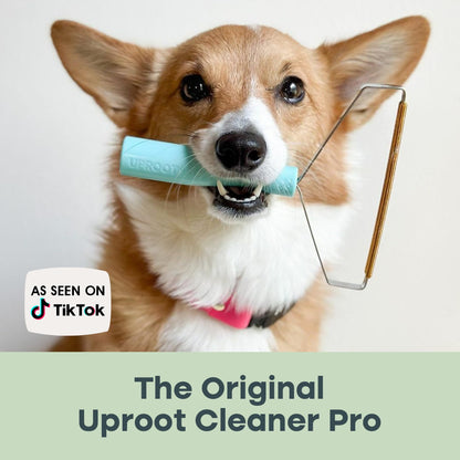 Uproot Cleaner Pro lint remover - Dog and cat hair removal tool for multiple surfaces