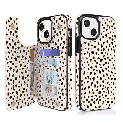 uCOLOR wallet case for iPhone 15 Pro Max with card holder and kickstand function