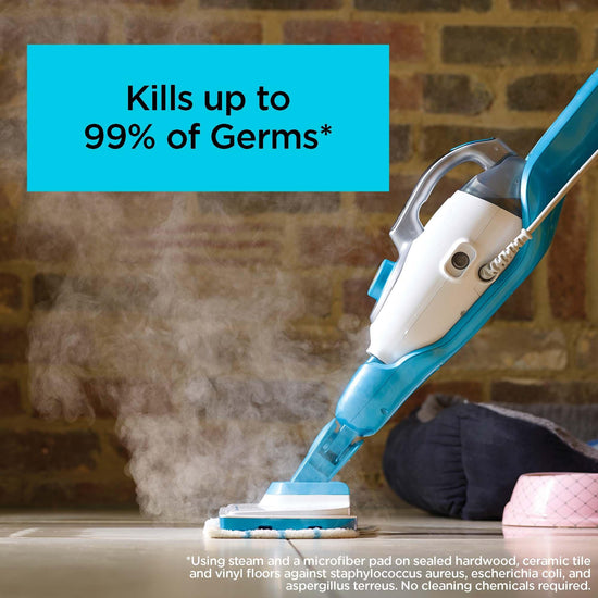 Steam cleaner — Black+Decker 5-in-1 corded model with portable steamer attachment