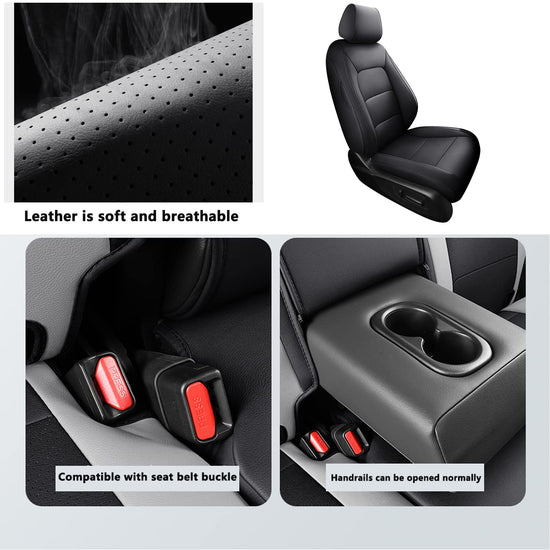 HKZ vehicle seat covers - Leather for Honda CR-V 2023-2026 models