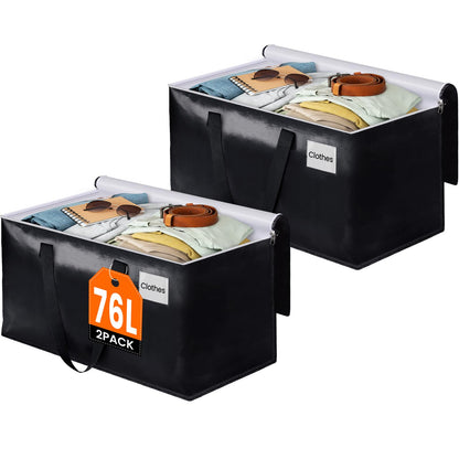 BlissTotes storage bags — heavy duty with zippers and sturdy handles