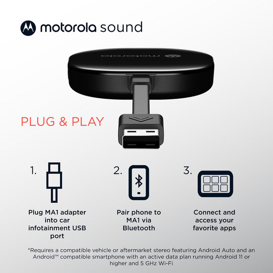 Electronic adapter — Google authorized wireless Android Auto car adapter