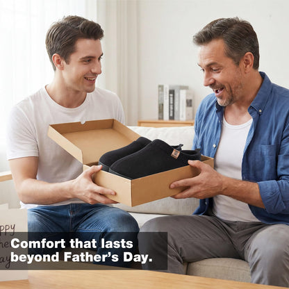 MERRIMAC men's slippers — comfy memory foam non slip design