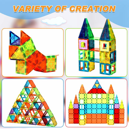 Toy building blocks — OugerToy magnetic tiles