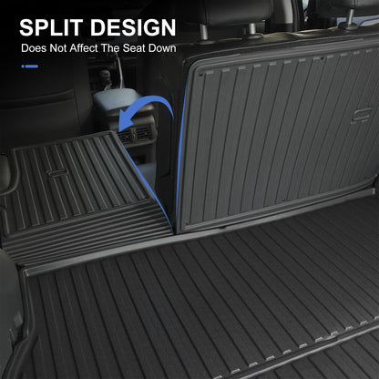 AOMSAZTO vehicle mat — All weather protection for Chevy Traverse 2024-2026 7 seats