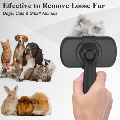 Hair brush — Self cleaning slicker for pets by SWIHAUK