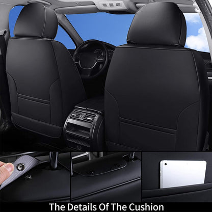 Coverado seat covers - waterproof nappa leather for cars with 5 seats