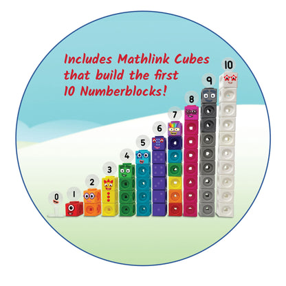 hand2mind MathLink cubes - numberblocks activity set for preschool learning