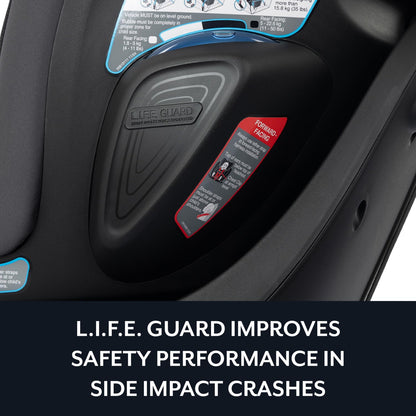Evenflo Revolve360 Slim car seat with quick clean cover