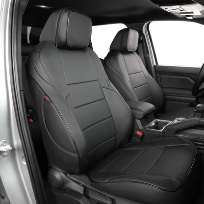 EKR Tacoma seat covers — custom fit faux leather for Toyota Tacoma 2024-2026