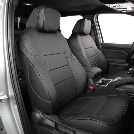 EKR Tacoma seat covers — custom fit faux leather for Toyota Tacoma 2024-2026