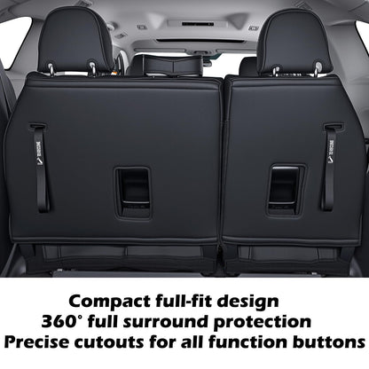 HKZ Sienna car seat covers — leather set for 8-seat Toyota Sienna models 2021-2026