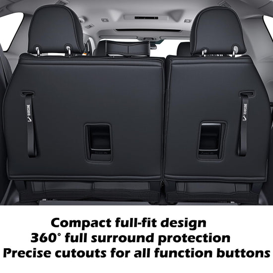 HKZ Sienna car seat covers — leather set for 8-seat Toyota Sienna models 2021-2026