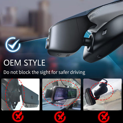 Onboard camera — 4K front and 1080p rear with WiFi and GPS for Audi models 2019-2026