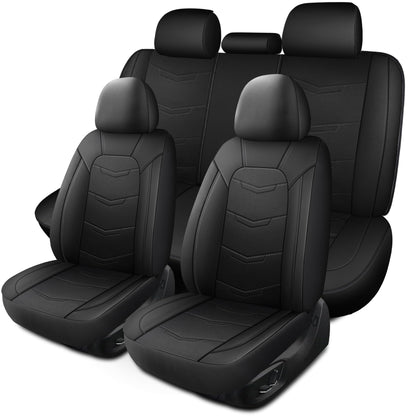 HChengkikz vehicle seat cover — leather, breathable and sporty design, universal fit