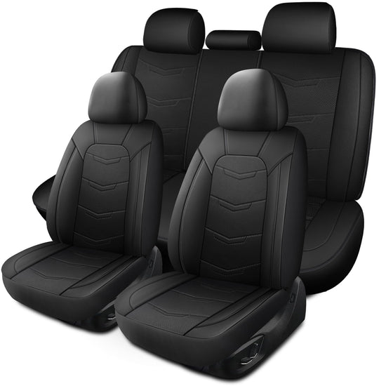 HChengkikz vehicle seat cover — leather, breathable and sporty design, universal fit