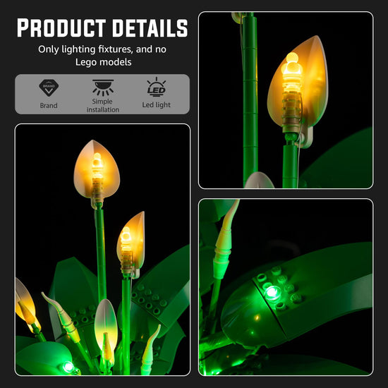 Nitemode Light Kit for LEGO 11504 Peace Lily, Touch, Lights Only