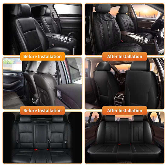 Vehicle seat cover — Waterproof leather for Hyundai IONIQ 5 2022-2024