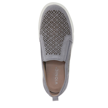 Vionic Women's sneaker - Comfortable slip ons with built-in arch support and heel pain relief
