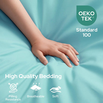 HOMEIDEAS bed linen set — extra soft brushed microfiber with deep pockets