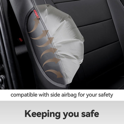 coverdream vehicle seat covers - luxury waterproof leather for 2021-2026 Nissan Rogue S, SV