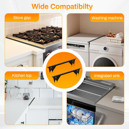 ItsNio stove gap covers stainless steel