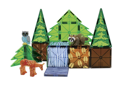Toy building block — Magna-Tiles forest animals 25-piece set