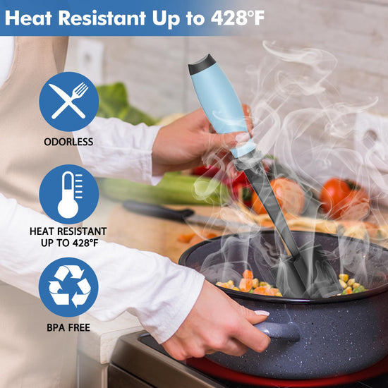 Upgrade meat chopper — heat resistant nylon meat masher tool for hamburger meat