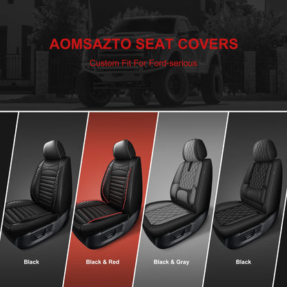 Vehicle seat cover — Custom fit waterproof leather for Ford F150 2009-2026