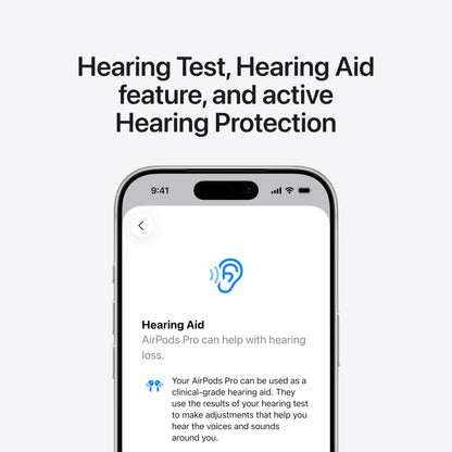 Apple AirPods Pro 3 headphones — Active noise cancellation and heart rate sensing