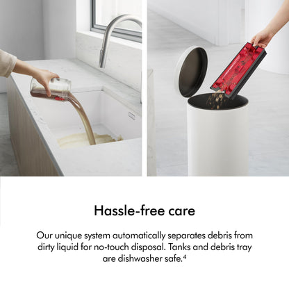 Dyson vacuum cleaner — WashG1 wet cleaner in matte black and ultra blue