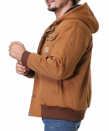TUAOVA coat — Fleece lined and waterproof with multiple pockets and hood