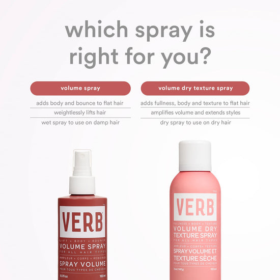 VERB Volume dry texture spray — boosts volume and adds fullness without weight