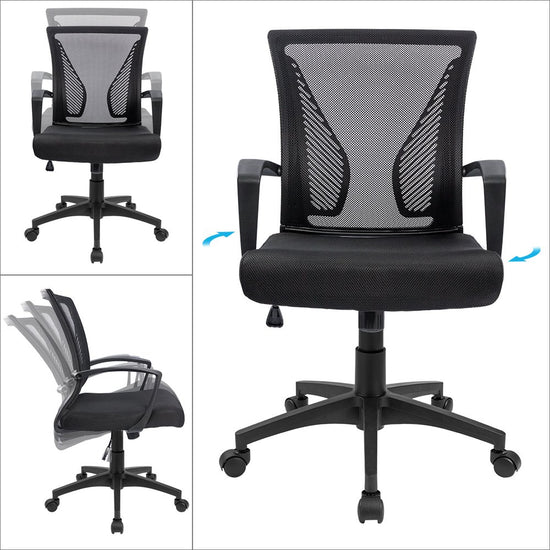 Furmax office chair — Ergonomic design with lumbar support and armrest