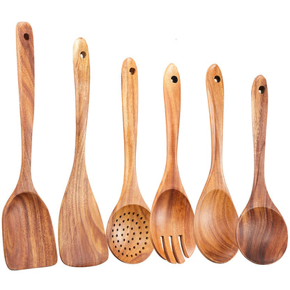 Spoon — Teak long handle design by Gudamaye