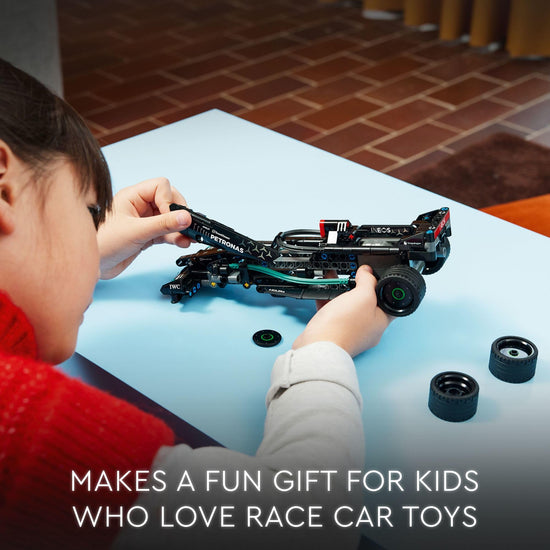 LEGO Technic building set — Mercedes-AMG F1 W14 E Performance model for ages 7 and up