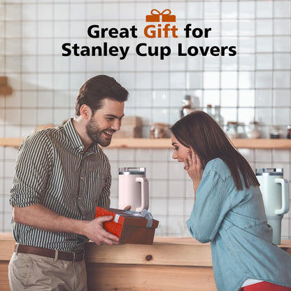 Kssiaz cup holder — Rotatable organizer for Stanley 40 oz tumbler with handle