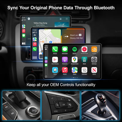Yurnlv wireless carplay adapter — Plug and play ai magic box