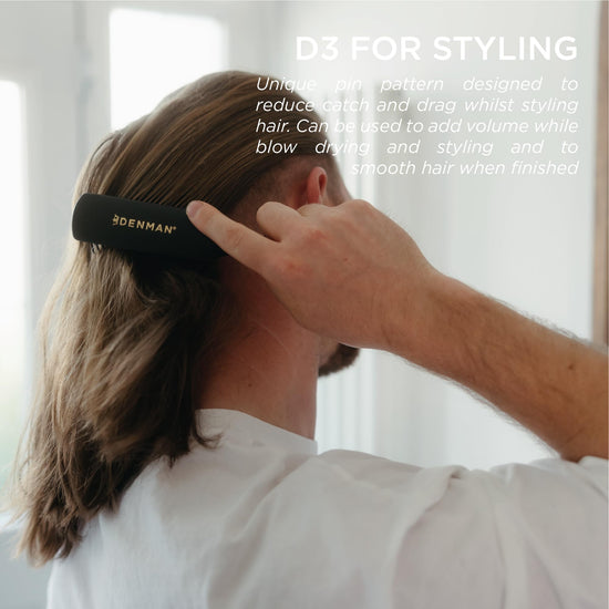 Denman D3 curl definer and styler - 7 row detangling brush for defined curls