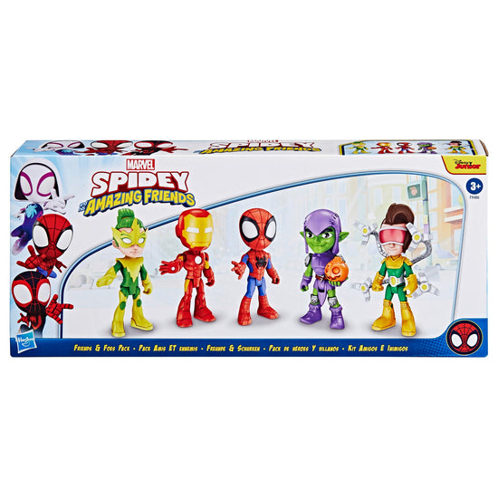 Toy figure — Spidey and his friends 5-pack with 4-inch action figures for kids 3+