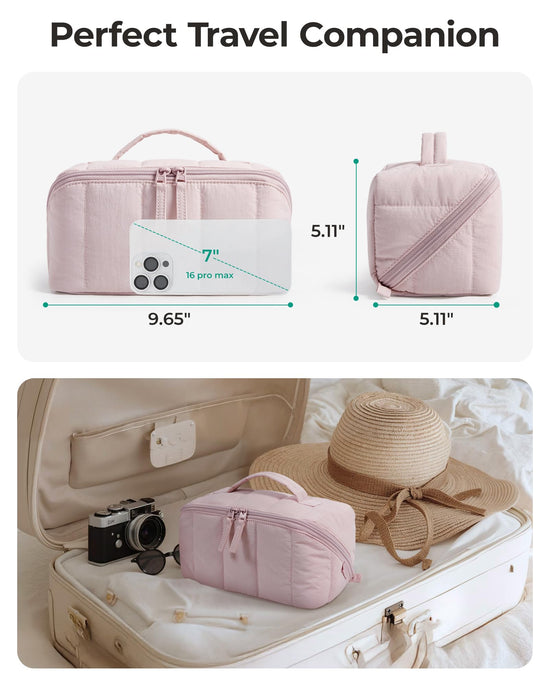 BAGSMART carrier bag case — puffy design makeup organizer