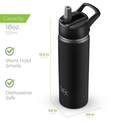 SipX™ thermos — triple-insulated stainless steel design