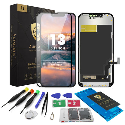 AuraLens for iPhone 13 Screen Replacement Kit LCD Touch Display Assembly
